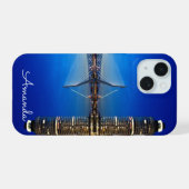 Rotterdam Silhouette Stadsgezicht iPhone 15 Case (Achterkant horizontaal)