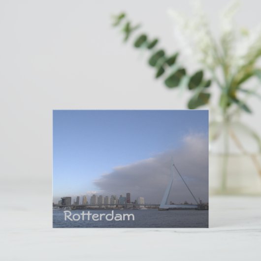Rotterdam skyline briefkaart (Staand voorkant)