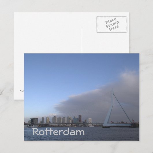 Rotterdam skyline briefkaart (Voorkant / Achterkant)