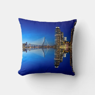 Rotterdam Skyline Cityscape Kussen