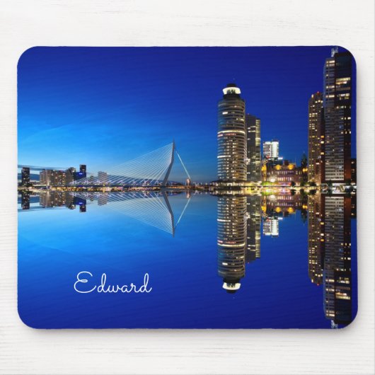 Rotterdam Skyline Cityscape Muismat (Voorkant)