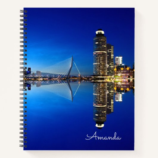 Rotterdam Skyline Cityscape Notitieboek (Voorkant)