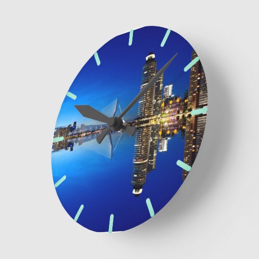 Rotterdam Skyline Cityscape Ronde Klok (Hoek)