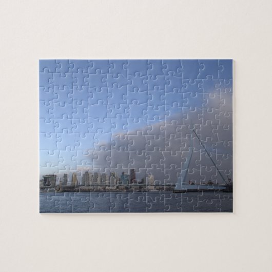 Rotterdam skyline legpuzzel (Horizontaal)