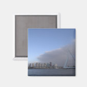 Rotterdam skyline magneet (Voorkant / Achterkant)