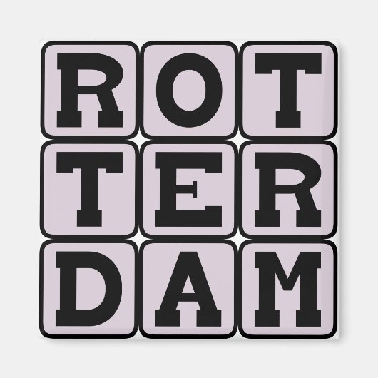 Rotterdam, Stad in Nederland Magneet (Voorkant)
