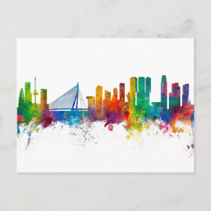 Rotterdam The Netherlands Skyline Briefkaart