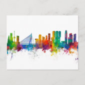 Rotterdam The Netherlands Skyline Briefkaart (Voorkant)