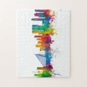 Rotterdam The Netherlands Skyline Legpuzzel (Verticaal)