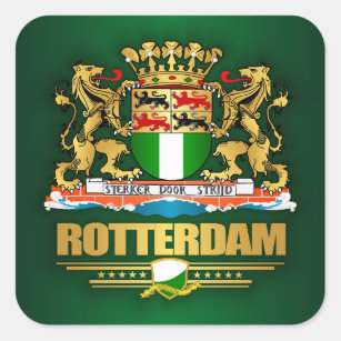 Rotterdam Vierkante Sticker