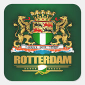 Rotterdam Vierkante Sticker (Voorkant)