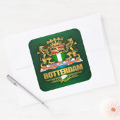 Rotterdam Vierkante Sticker (Envelop)