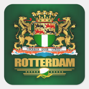 Rotterdam Vierkante Sticker