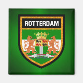 Rotterdam vlag magneet (Voorkant)