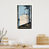 Rotterdamsche Lloyd Ship Vintage Travel Poster (Keuken)
