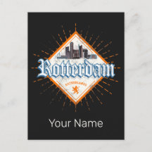 Rotterdamse stad Nederland Skyline Nederlandse Vin