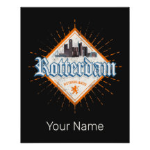 Rotterdamse stad Nederland Skyline Nederlandse Vin