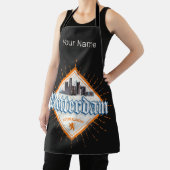 Rotterdamse stad Nederland Skyline Nederlandse Vin Schort (Insitu)