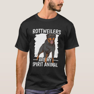 Rottie Citate Rottweilers zijn mijn Geesteslijk Ru T-shirt