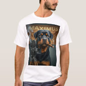 Rottie de filmmaker t-shirt (Voorkant)