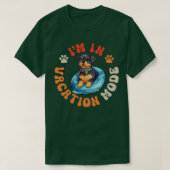 rottie hond t-shirt (Design voorkant)
