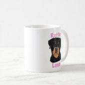 Rottie Love Koffiemok (Voorkant rechts)