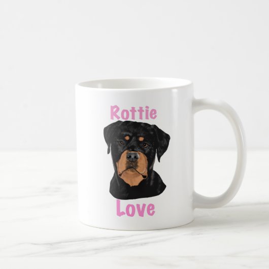 Rottie Love Koffiemok (Rechts)