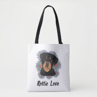 Rottie Love tas – Whimsicale Rottweiler Kunst