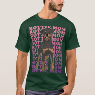Rottie Mam Dog Eigenaar Rottweiler Premium T-Shirt