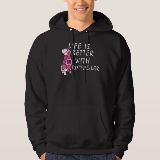 Rottie Mandala Hoodie (Voorkant)