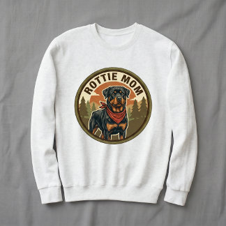 Rottie Moeder Crewneck Sweatshirt Rottweiler Hond 