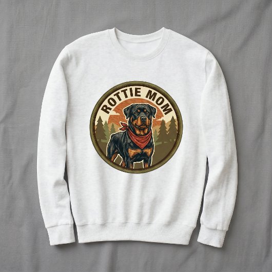 Rottie Moeder Crewneck Sweatshirt Rottweiler Hond