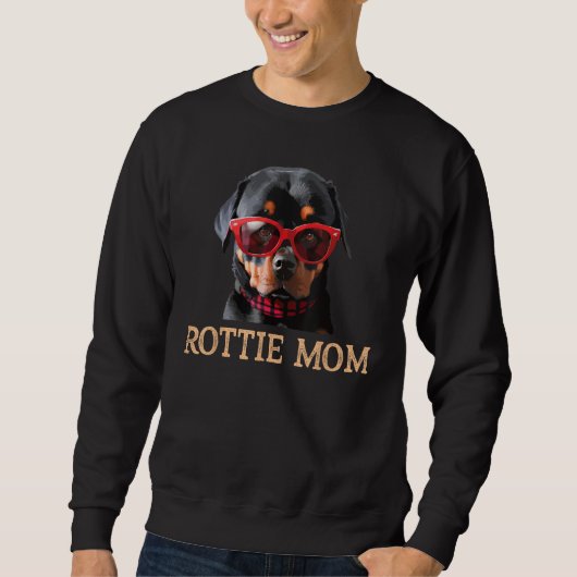 Rottie Moeder Rottweiler Hond Trui (Voorkant)