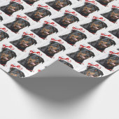 Rottie-papier Cadeaupapier (Hoek)