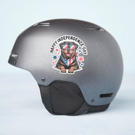 Rottie Patriot Paws Sticker (Helm Zijkant)