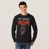 Rottie Rottweiler Moeder Hond Eigenaar Dier Moeder T-shirt (Voorkant volledig)