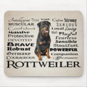 Rottie Traits Mousepad Muismat (Voorkant)