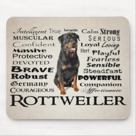 Rottie Traits Mousepad Muismat