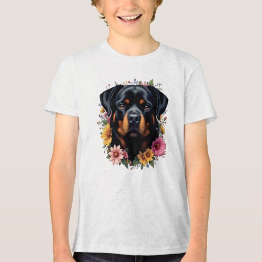 Rottie Tri-Blend Shirt (Voorkant)