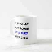 rottie vader, geweldige koffiemok (Voorkant links)