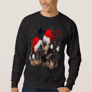 Rottie Witte Kerstmis met Sinterklaas Sleigh Trui