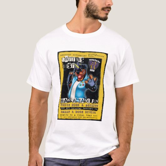 Rotties alleen maar willen vun hebben t-shirt (Voorkant)