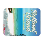 Rottnest Island Australia Ocean Reisposter Magneet (Horizontaal)