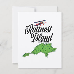 Rottnest Island Australië kaart