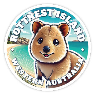 Rottnest Island, Western Australië Quokka Sticker