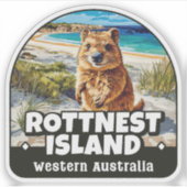 Rottnest Island, Western Australië Sticker (Voorkant)