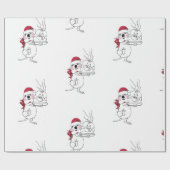 ROTTO ROXIE'S CHRISTMAS WRAPPING PAPIER (Vlak)