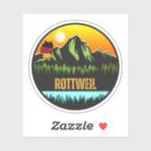 Rottweil, Baden-Württemberg Duitsland Sticker (Vel)