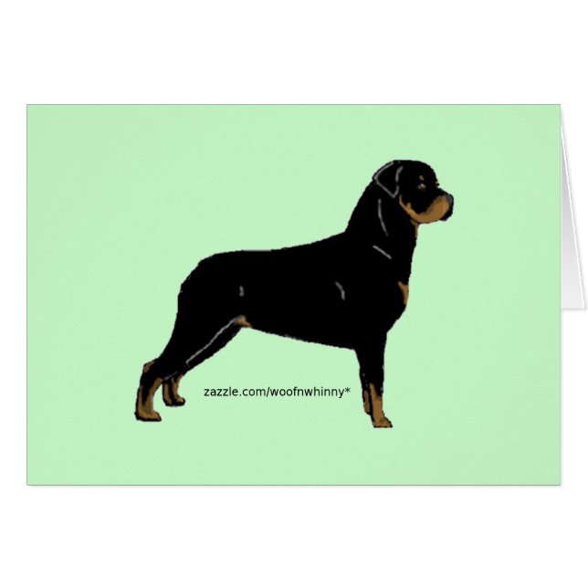 Rottweiler (Voorkant Horizontaal)