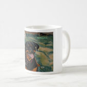Rottweiler 2-mok koffiemok (Voorkant rechts)